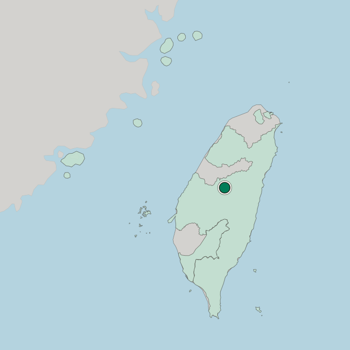 Map showing Puli — In Taiwan