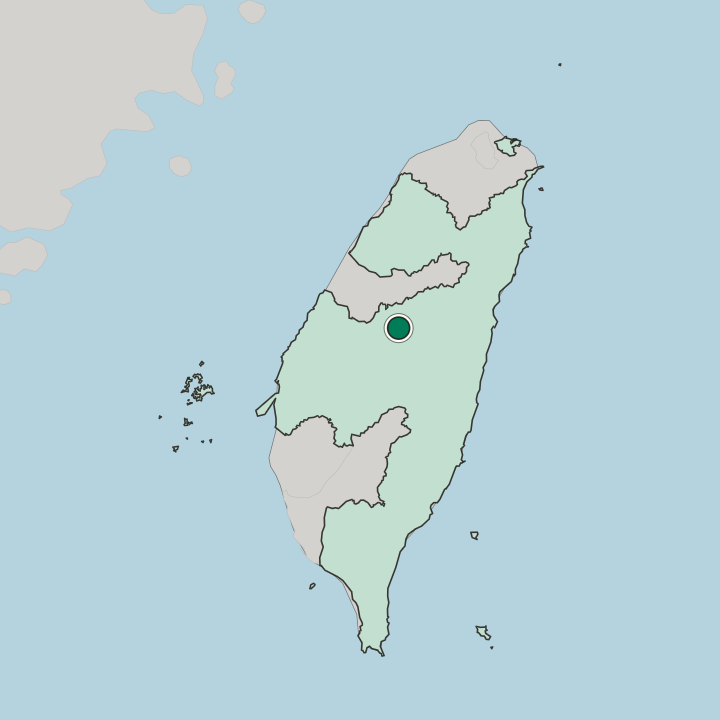 Map showing Puli — In Taiwan