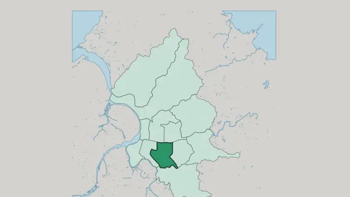 Map of Da'an District in Taipei
