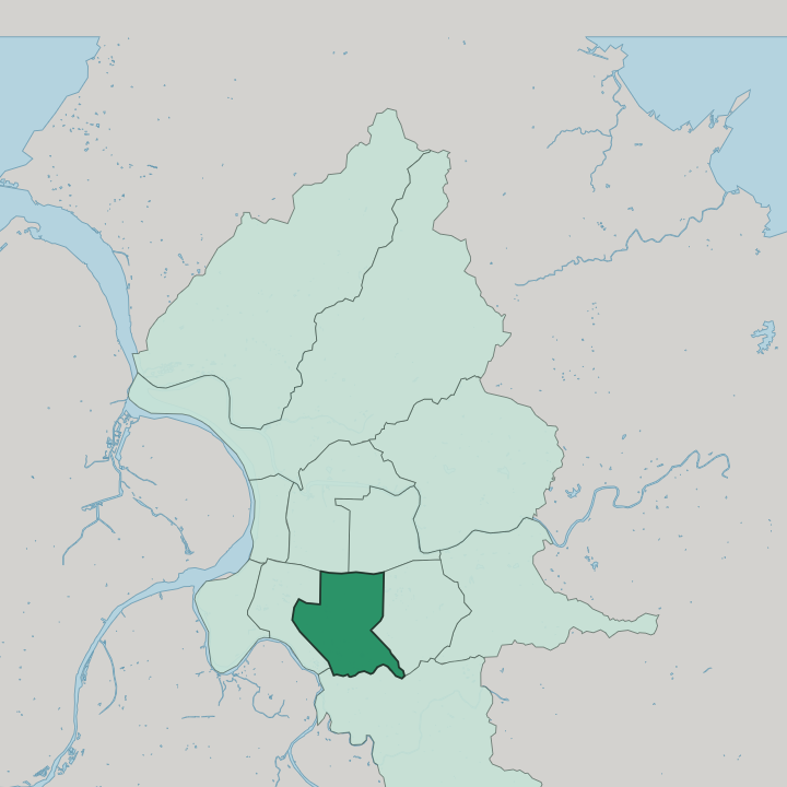 Map showing Da'an District — In Taipei