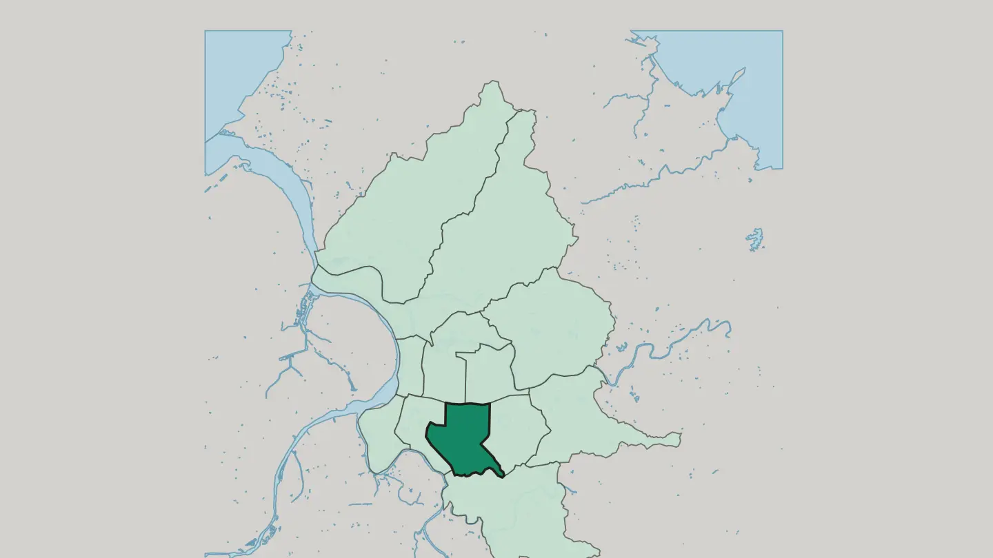 Map of Da'an District in Taipei