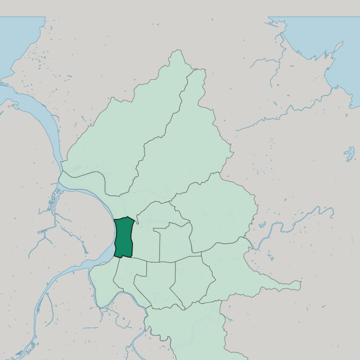 Map showing Datong District — In Taipei