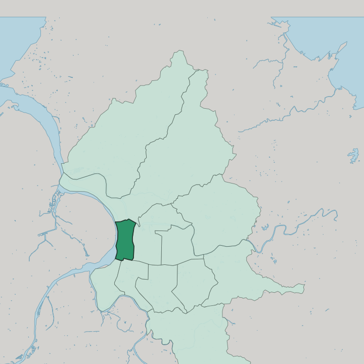 Map showing Datong District — In Taipei