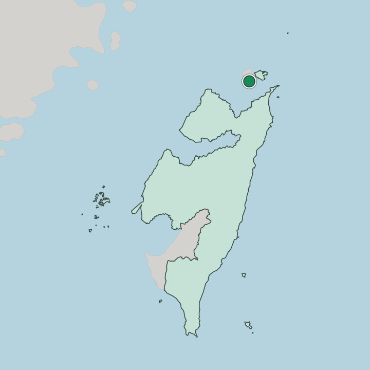 Map showing Taipei — In Taiwan