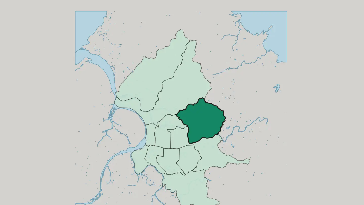 Map of Neihu District in Taipei