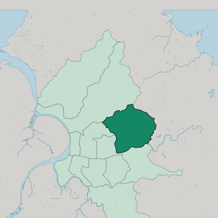 Map showing Neihu District — In Taipei