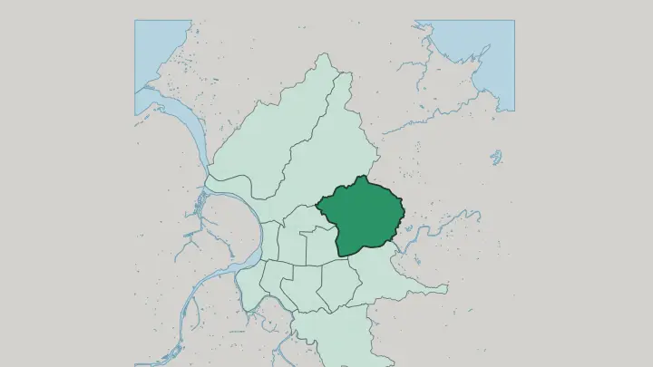 Map of Neihu District in Taipei