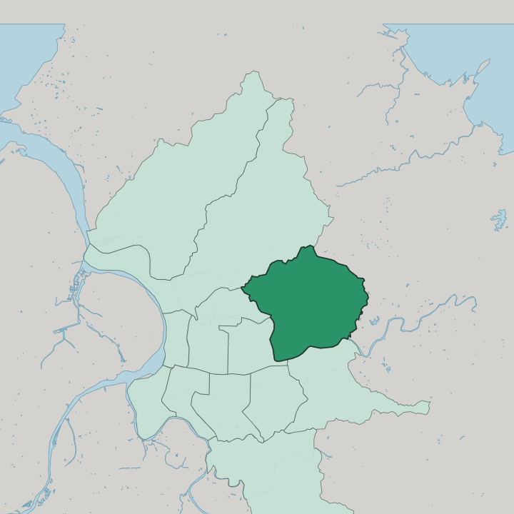 Map showing Neihu District — In Taipei