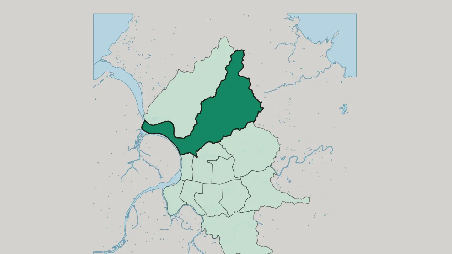 Map of Shilin District in Taipei