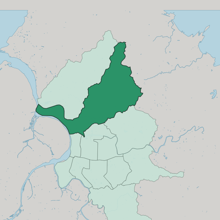 Map showing Shilin District — In Taipei