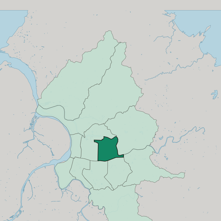 Map showing Songshan District — In Taipei