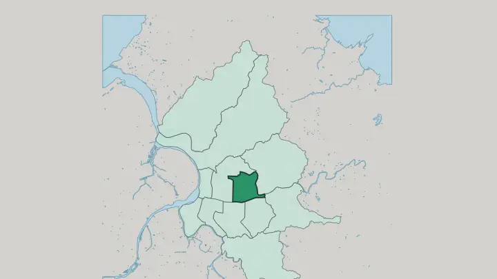 Map of Songshan District in Taipei