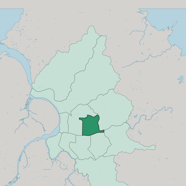 Map showing Songshan District — In Taipei
