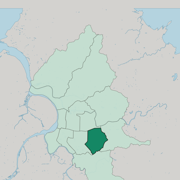 Map showing Xinyi District — In Taipei
