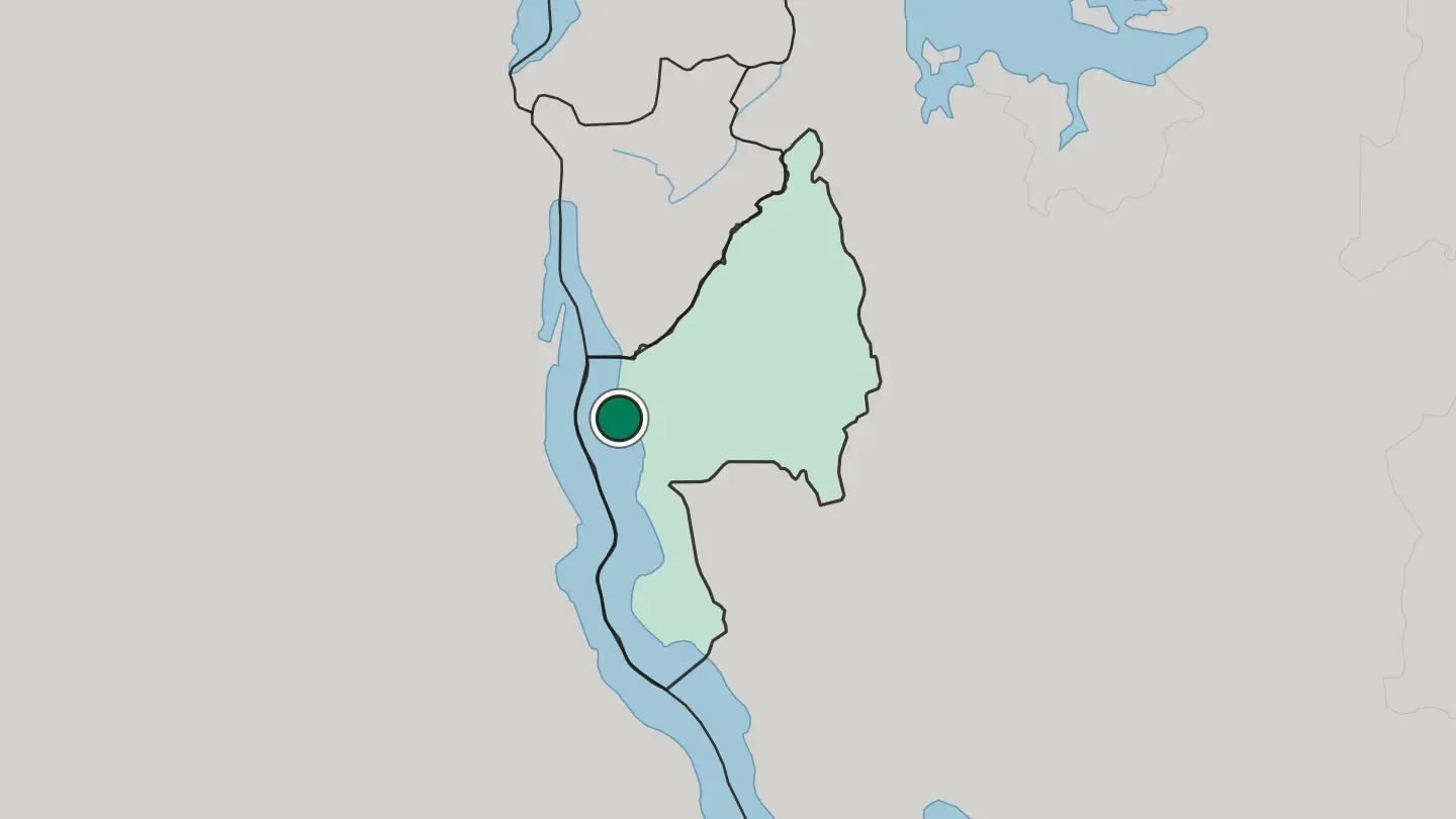 Map of Kigoma in Tanzania