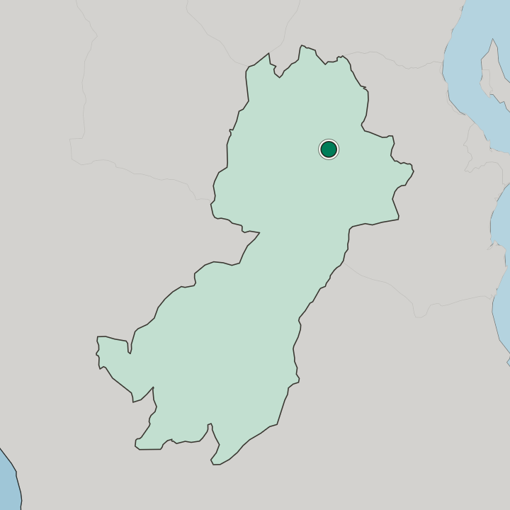 Map showing Morogoro — In Morogoro Region