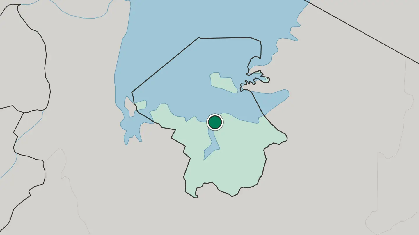 Map of Mwanza in Tanzania