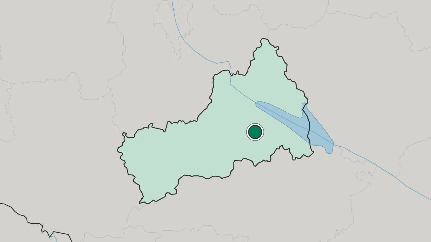 Map of Smila in Ukraine