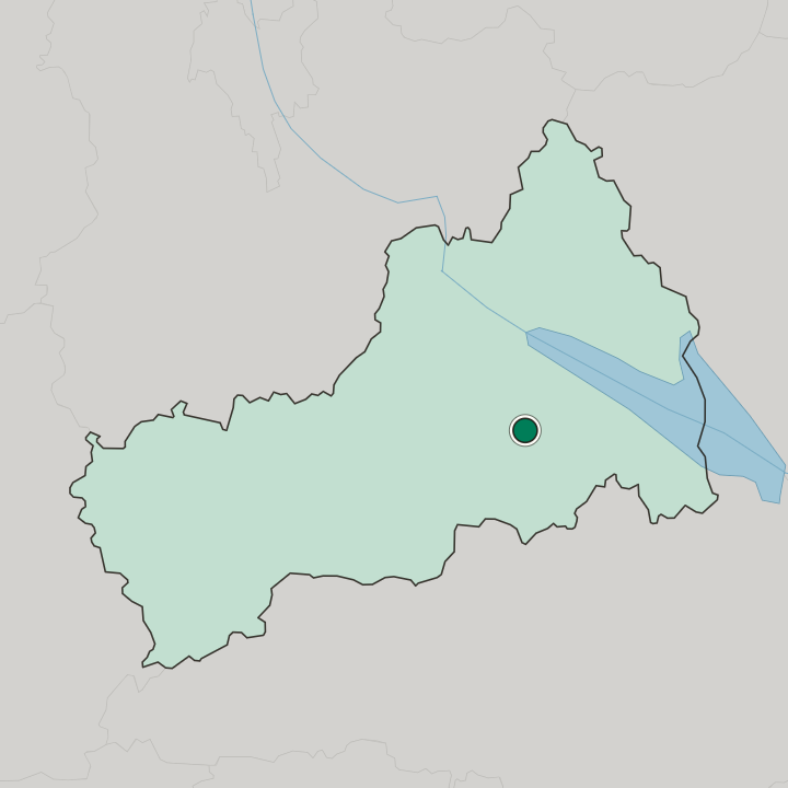 Map showing Smila — In Cherkasy Oblast