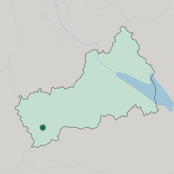 Map showing Uman — In Cherkasy Oblast