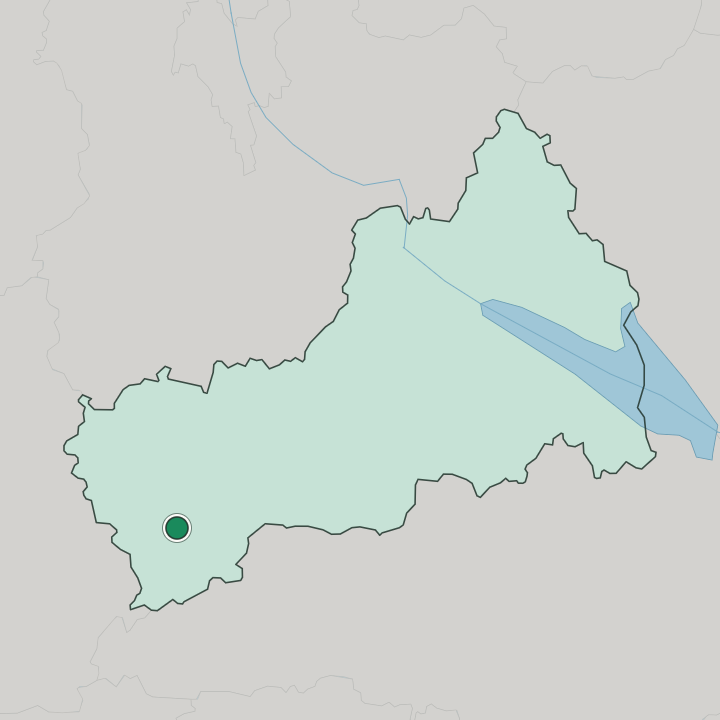 Map showing Uman — In Cherkasy Oblast