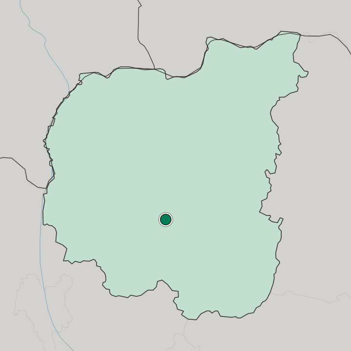 Map showing Nizhyn — In Chernihiv Oblast