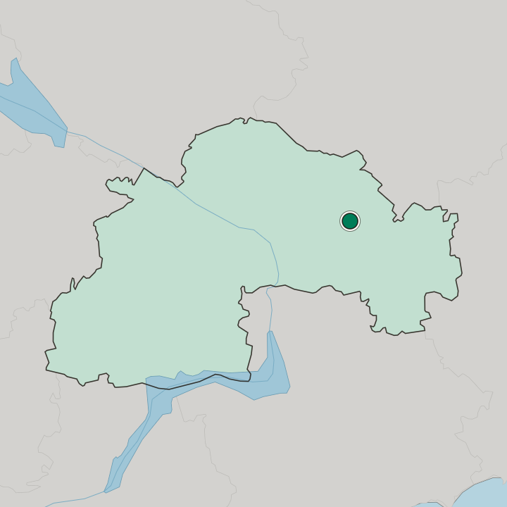 Map showing Pavlohrad — In Dnipropetrovsk Oblast