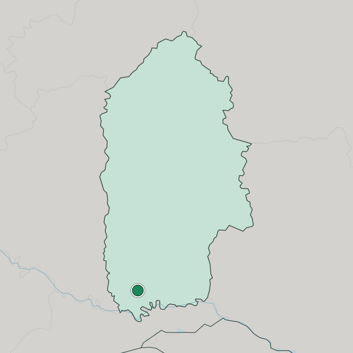 Map showing Kamyanets-Podilskyi — In Khmelnytskyi Oblast
