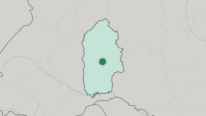 Map of Khmelnytskyi in Ukraine