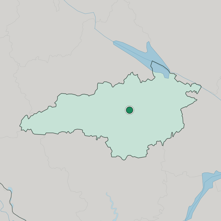 Map showing Kropyvnytskyi — In Kirovohrad Oblast