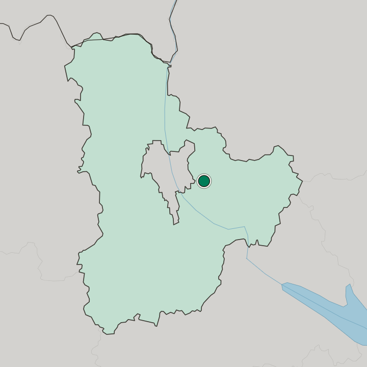 Map showing Boryspil — In Kyiv Oblast