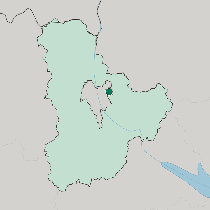 Map showing Brovary — In Kyiv Oblast