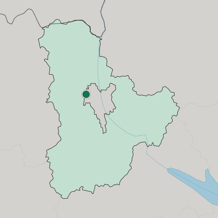 Map showing Irpin — In Kyiv Oblast