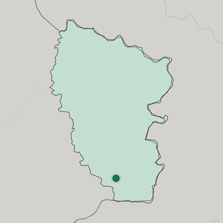 Map showing Antratsyt — In Luhanska Oblast