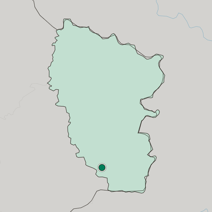 Map showing Khrustalnyi — In Luhanska Oblast