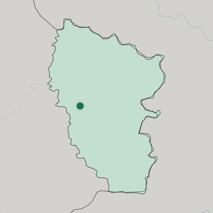 Map showing Siverskodonetsk — In Luhanska Oblast