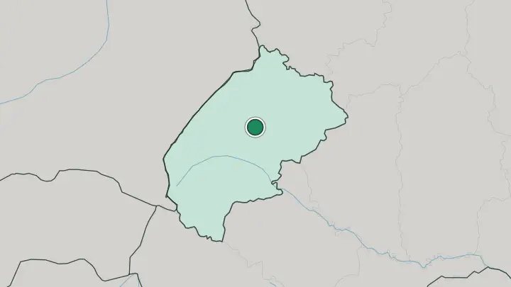Map of Lviv in Ukraine