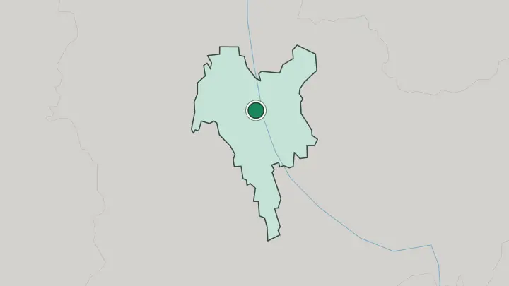 Map of Kyiv in Ukraine