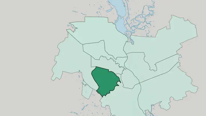 Map of Solomianka Raion in Kyiv