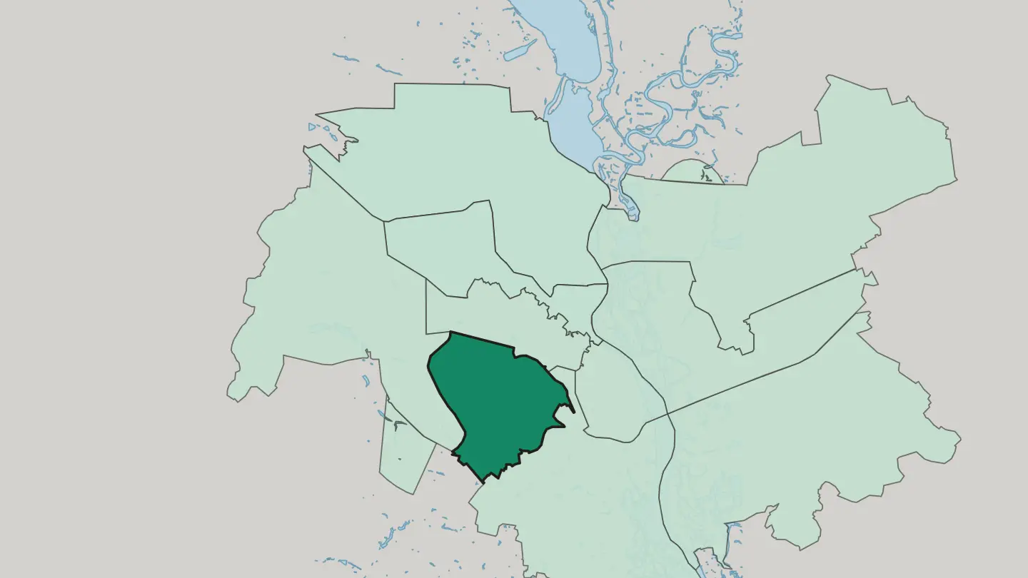 Map of Solomianka Raion in Kyiv