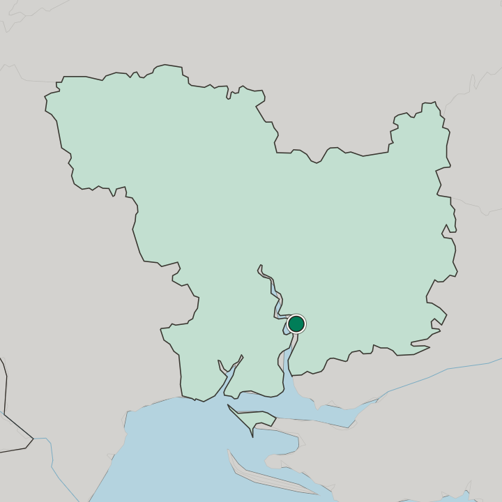 Map showing Mykolayiv — In Mykolayiv Oblast