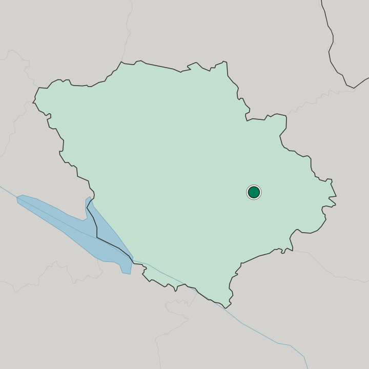 Map showing Poltava — In Poltava Oblast