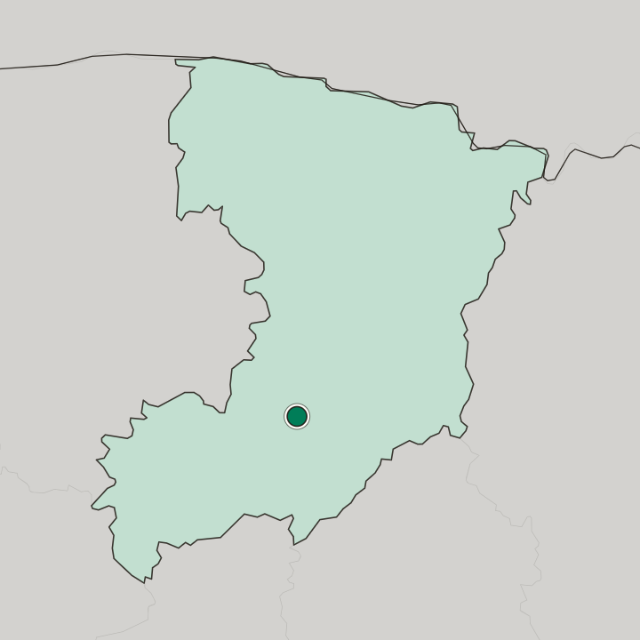 Map showing Rivne — In Rivne Oblast
