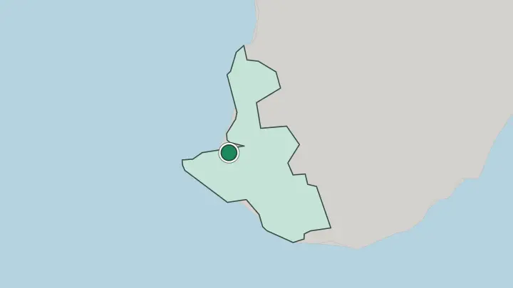 Map of Sevastopol in Ukraine