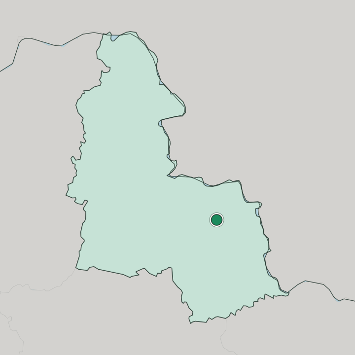Map showing Sumy — In Sumska Oblast