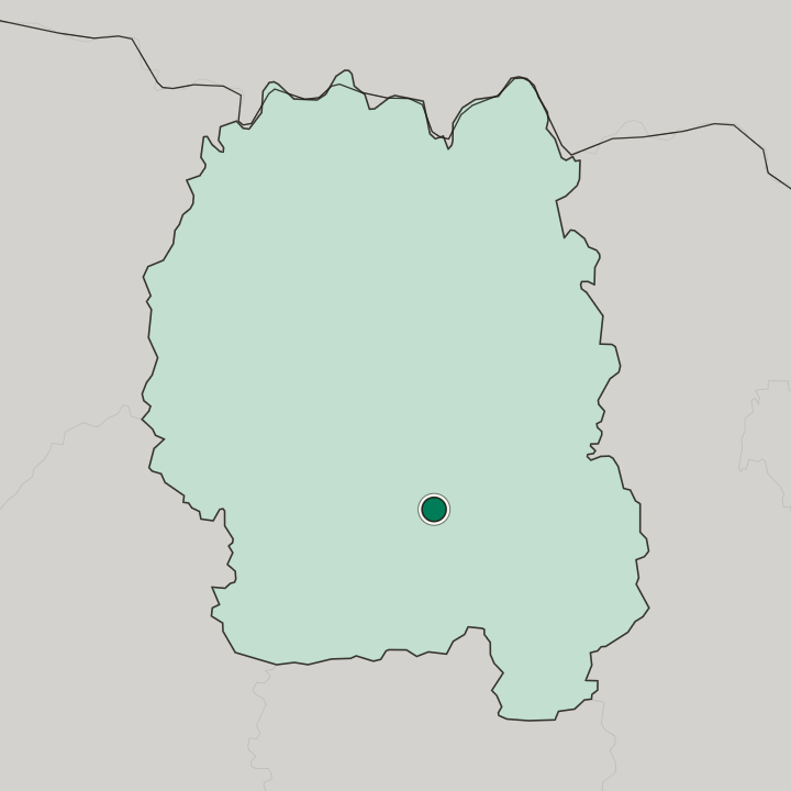 Map showing Zhytomyr — In Zhytomyr Oblast