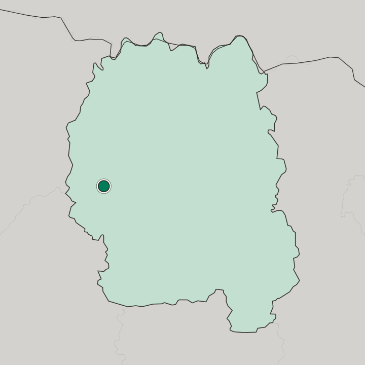 Map showing Zvyahel — In Zhytomyr Oblast