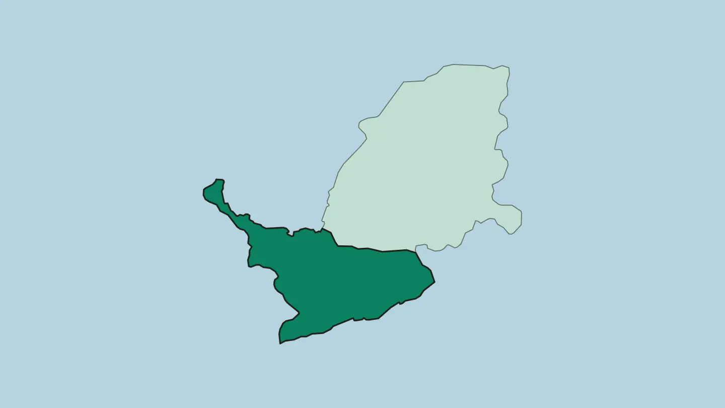 Map of Central Region in Uganda