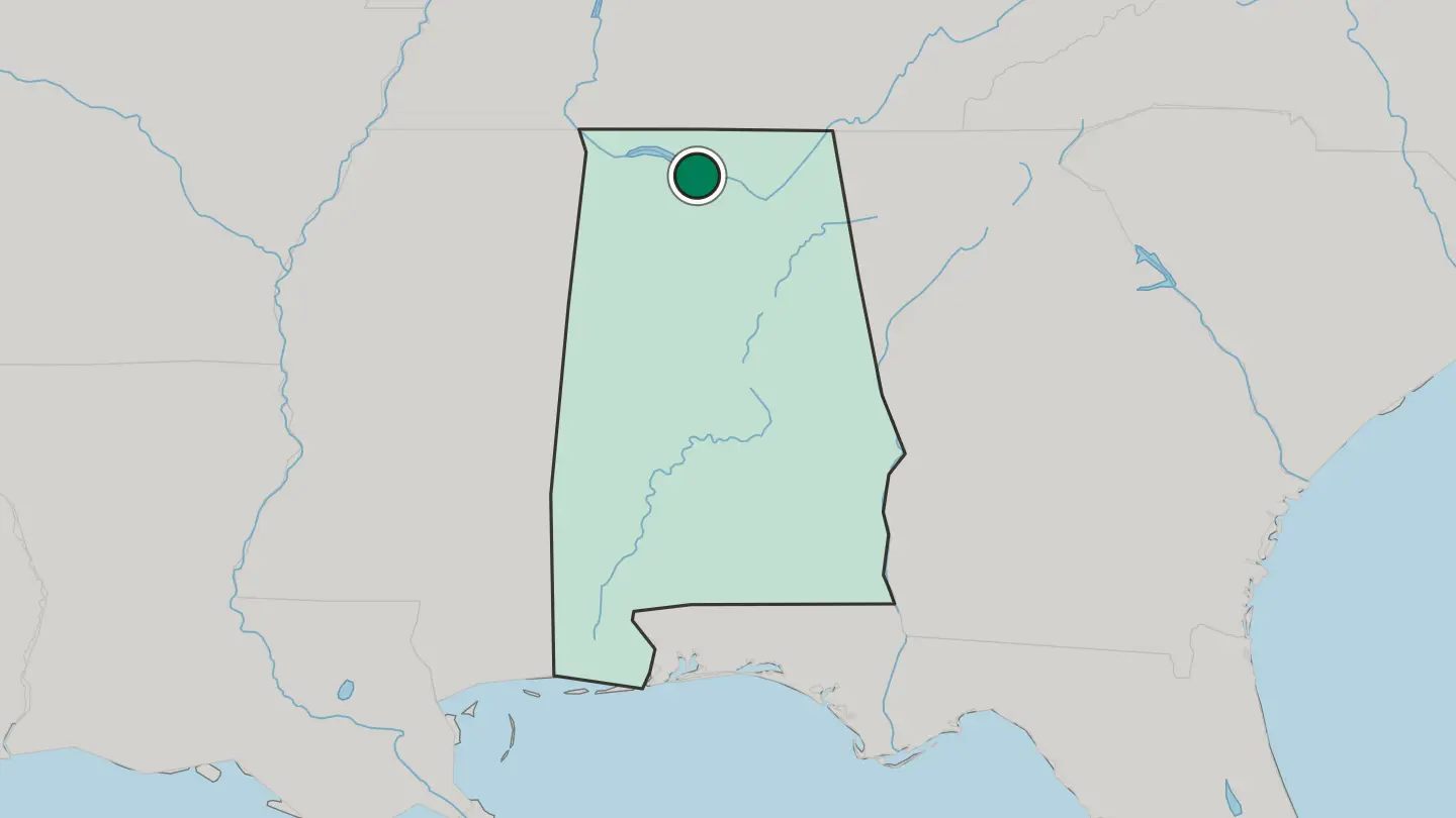 Map of Decatur in United States
