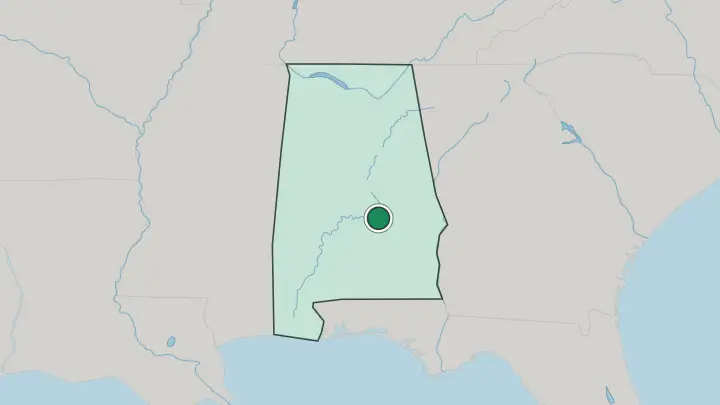Map of Montgomery in United States
